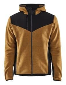 Veste tricotée 5940 Miel / noir