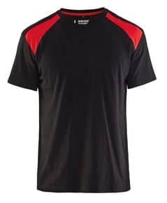 Tee-shirt bicolore 3379 Noir / rouge