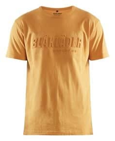 Tee-shirt imprimé 3D 3531 Miel doré