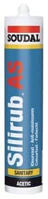 Mastic sanitaire acétique Silirub AS Cartouche