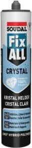 Mastic-colle MS polymère FIX all Crystal Cartouche