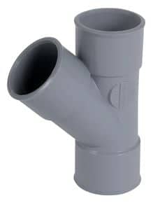 Culotte pvc 45° Femelle / femelle / femelle