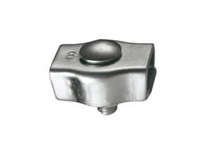 Serre câble simplex Acier zingué blanc