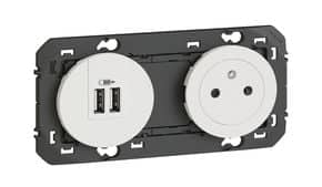 Prise de courant et chargeur double USB DOOXIE