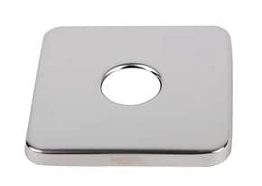 Plaque de finition inox monotrou