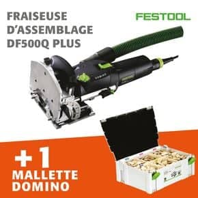 Lot fraiseuse d'assemblage DF500QPLUS + mallette DOMINO