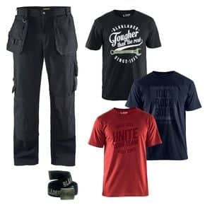 Pack 1 pantalon + 3 t-shirts + 1 ceinture