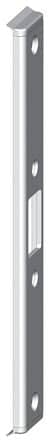 Code 001320 - Gâche de pêne cylindrique plate réversible réglable par excentrique