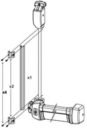Code 002111 - Cache tringle pour série Fluid