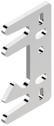 Code 003766 - Gâche plate pour serrure de porte de garage