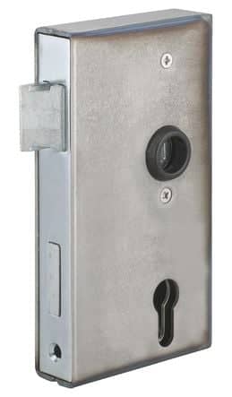 Code 008635 - Serrure et boîtier à souder pour portail et grille