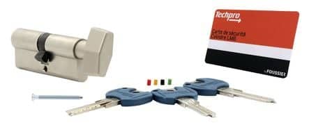 Cylindre De Serrure BGS 85818 - Multicolore - Kit De Remplacement Pour Porte De Garage