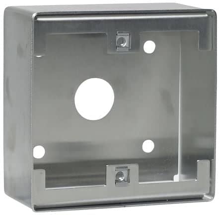Code 020049 - Boîtier applique inox