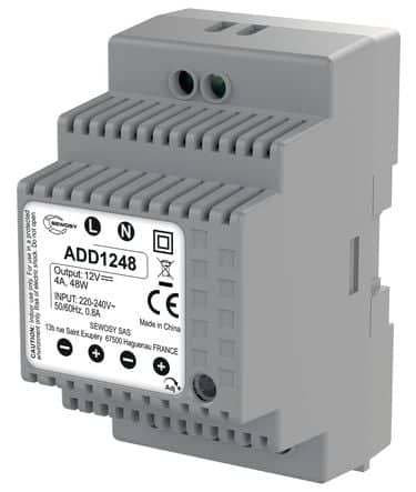 Code 020341 - Alimentation rail din 3 modules