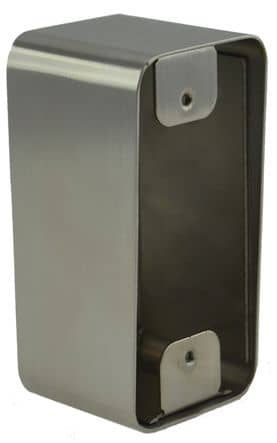 Code 020361 - Boîtier applique inox