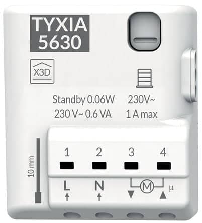 Code 020430 - Récepteur pour volet roulant TYXIA