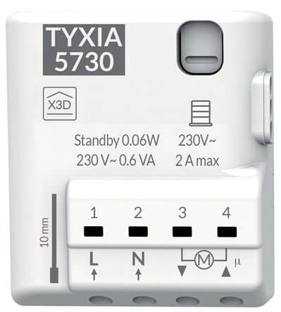 Code 020434 - Récepteur pour volet roulant TYXIA
