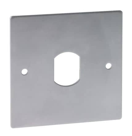 Code 029075 - Plaque inox percée VIGIK