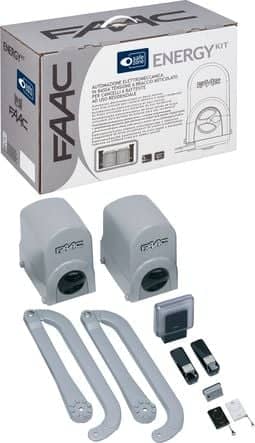 Code 030898 - Motorisation portail battant Energy kit intégral