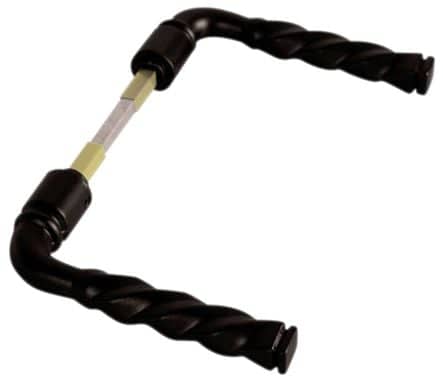 Code 060518 - Béquille double aluminium torsadée