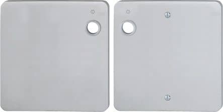 Code 077325 - Plaque de forme aluminium carrée