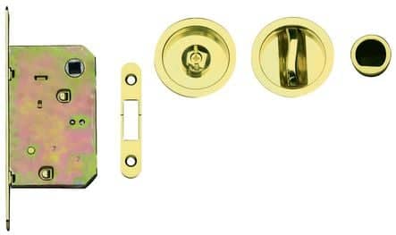 Code 078295 - Set serrure avec poignées cuvettes rondes