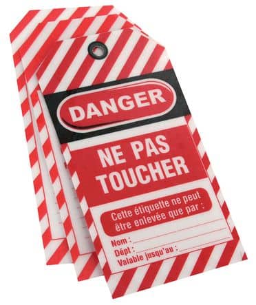 Code 082999 - Étiquette de consignation