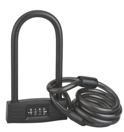 Code 084399 - Cadenas U à combinaison avec câble