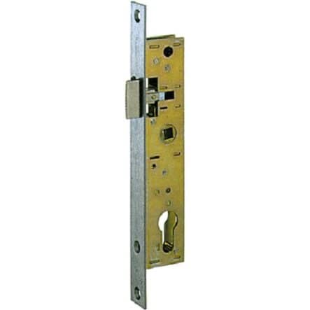 Code 101642 - Serrures bec de cane à cylindre européen N° 9 : coffre largeur 36 mm, axe 21 mm
