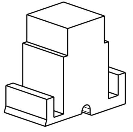 Code 103089 - Coussinet d'étanchéité rail 5 mm