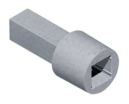 Code 117551 - Carré rallongé zamak C 7 mm