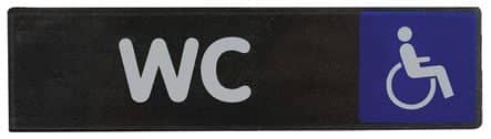 Code 120381 - Plaque signalétique plexiglas adhésive PMR