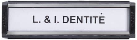Code 121583 - Plaque d'identité