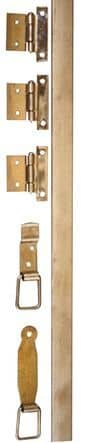 Code 125895 - Espagnolette plate réglable inox poli 316 complète