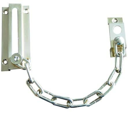 Code 128212 - Entrebâilleur de porte à chaîne économique