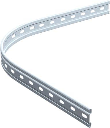 Code 140224 - Rail profilé courbé pour monture à galet bob 50