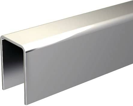 Code 141806 - Profil U de guidage aluminium