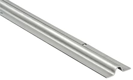 Code 142639 - Rail inox pour galet avec gorge ronde