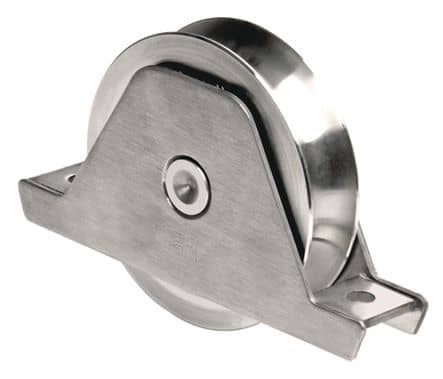 Code 142653 - Galet inox avec support intérieur
