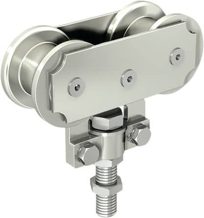 Code 142996 - Monture à galet fixation sur chant 265
