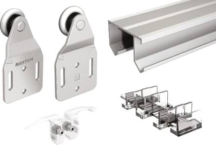 Code 143423 - Ensemble TUBEL pour placard à déplacement droit