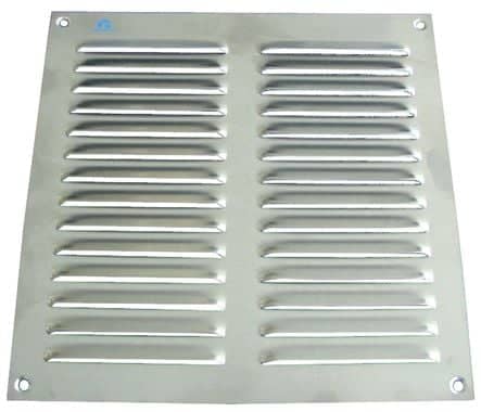 Code 151186 - Grille estampée inox sans moustiquaire 438