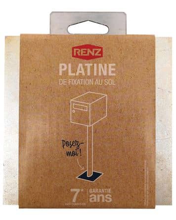 Code 177121 - Platine fixation sol
