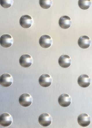 Code 177611 - Dalle podotactile alu