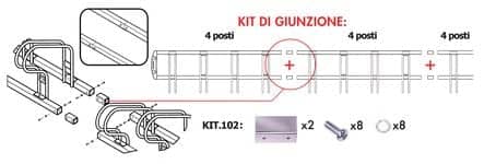 Code 178528 - Jonction pour porte-vélo URBANY