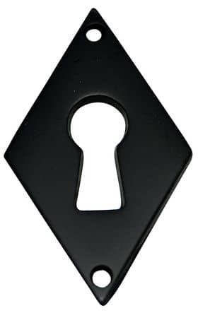 Code 205334 - Entrée losange fer laqué noir