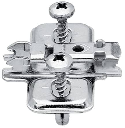 Code 213850 - Embase en croix avec tourillon expando Ø 5 mm