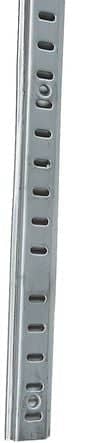 Code 231217 - Crémaillère inox en applique