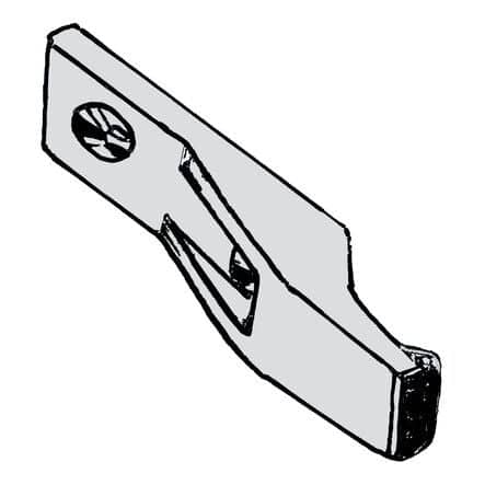 Code 236299 - Ferrure d'assemblage multi-clip mâle