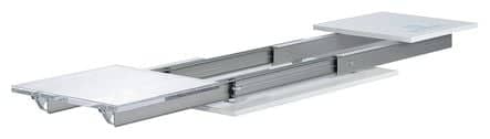 Code 240344 - Coulisse pour ouverture centrale de table ALU 77